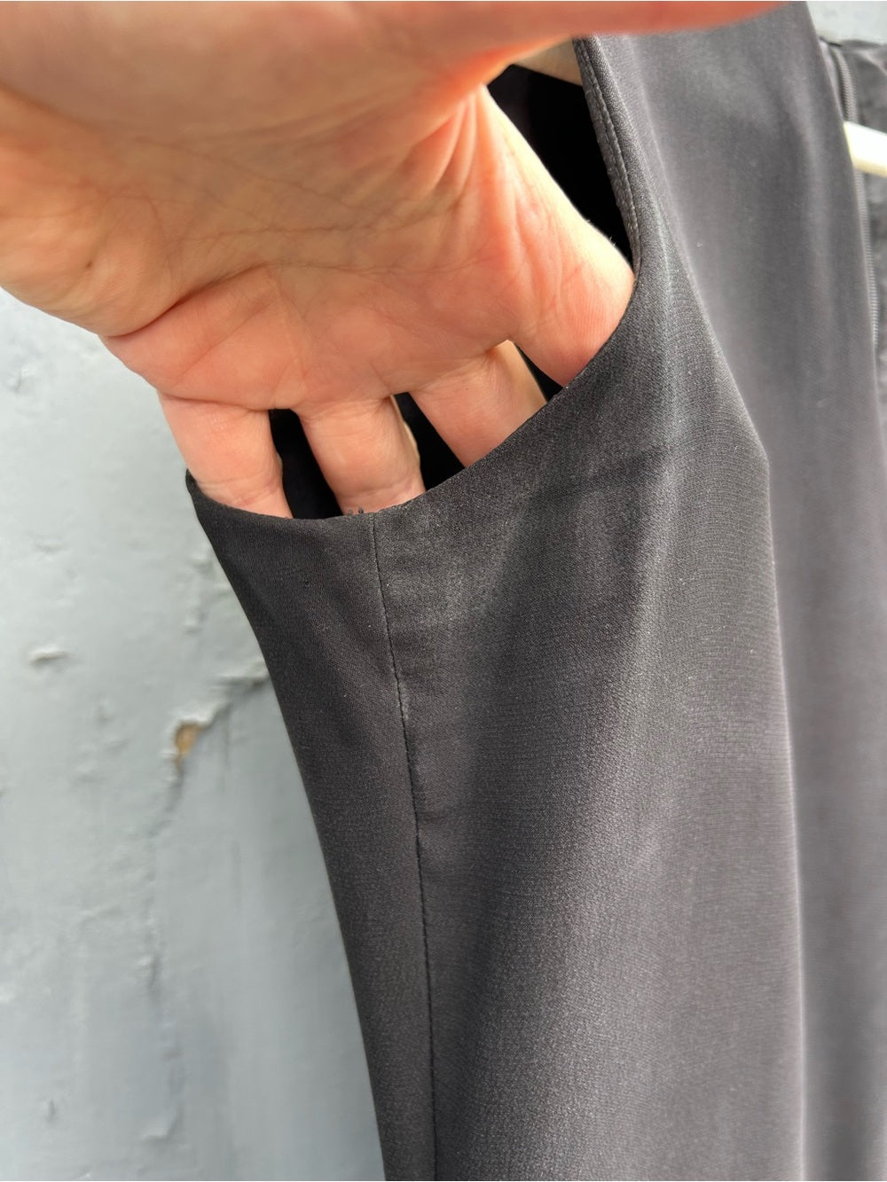 Index Black Silk jumpsuit, size M