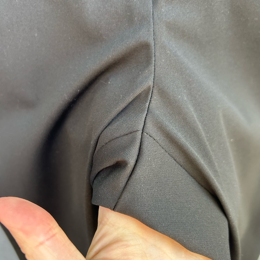 Ministry of Supply black poly pants, size 8