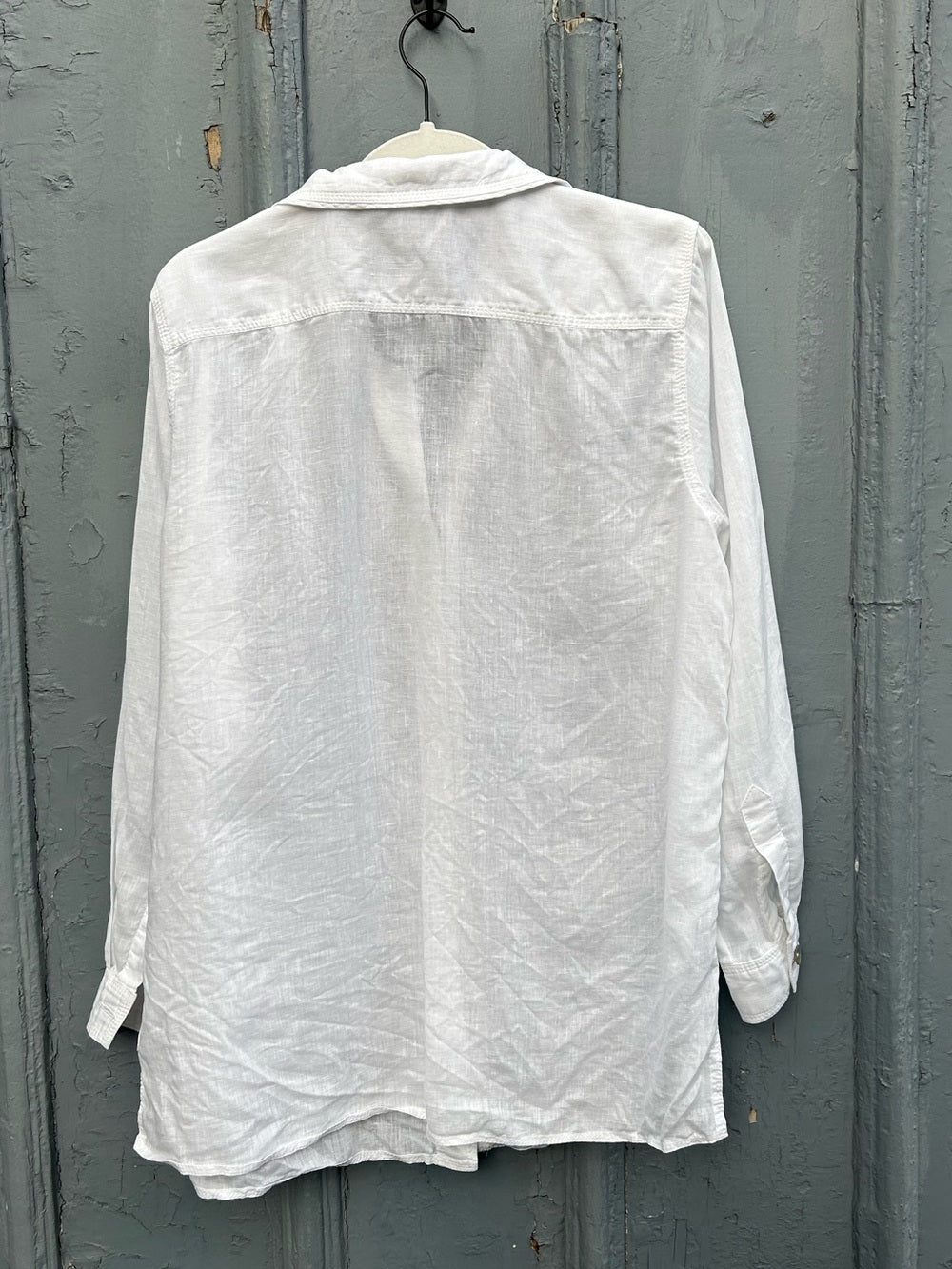 Nancy Lord NLLN White Linen Tunic, size M