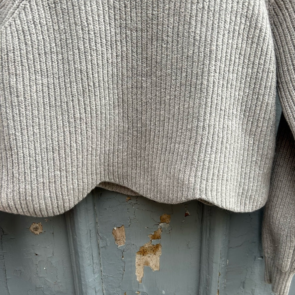 Wilfred Light Grey Wool Sardou sweater, size S