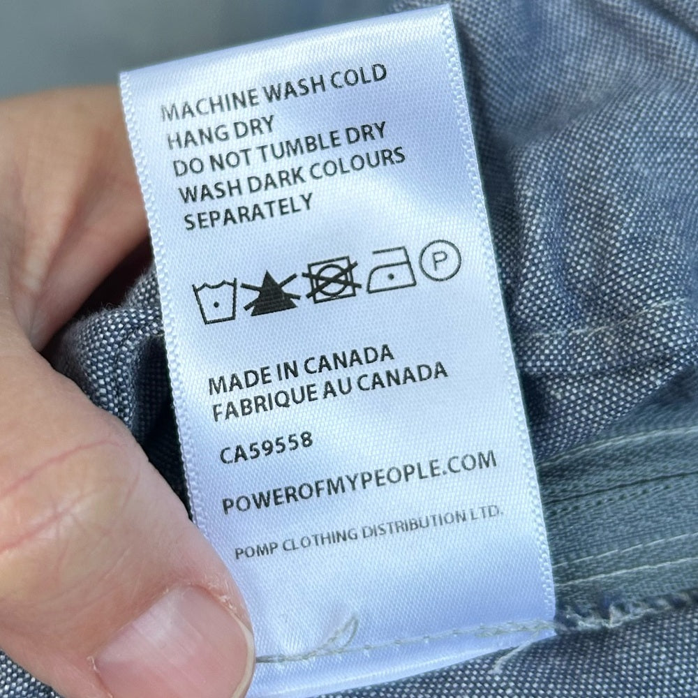 Power of My People - The Minimalist - Indigo Wayward Fit Pants SIZE S