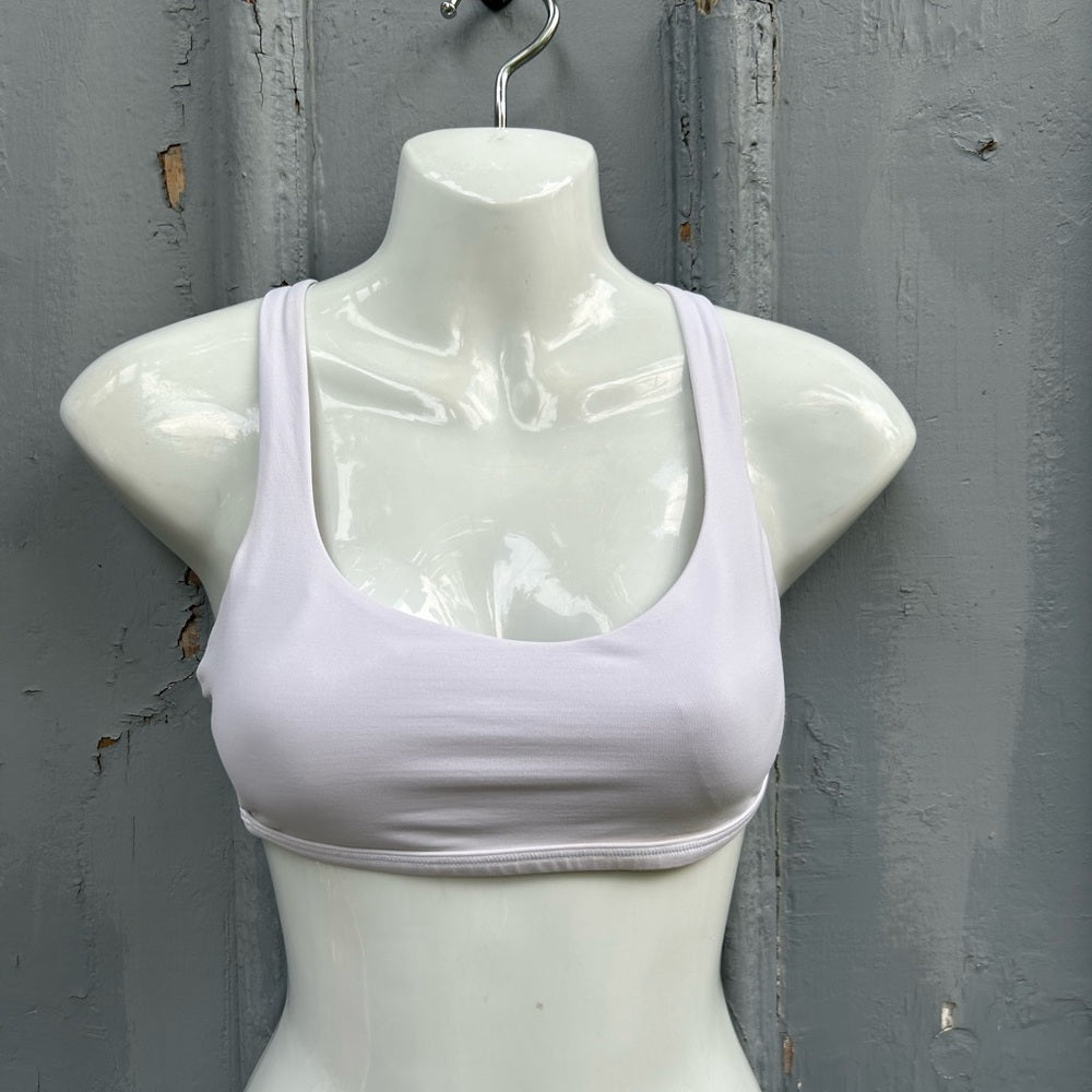 Lululemon White Free to Be Wild Bra, size 4