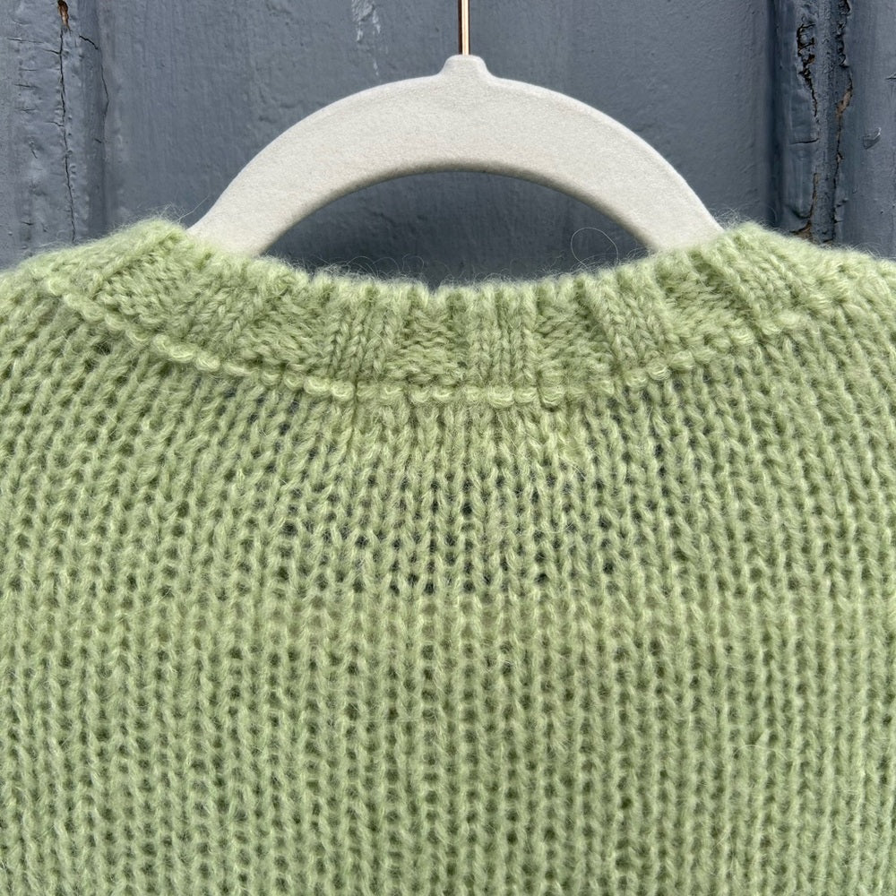 Anthropologie Indi & Cold Lime Green Sweater, Size XS