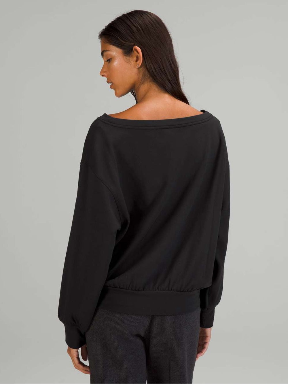Lululemon Pleated Modal Fleece Pullover, size M