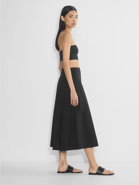 Babaton Chandelier Black Poplin Skirt, BNWT, size 10