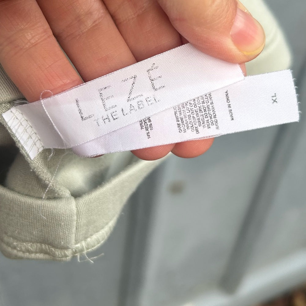 Leze the Label Maya Turtleneck, Matcha, size XL
