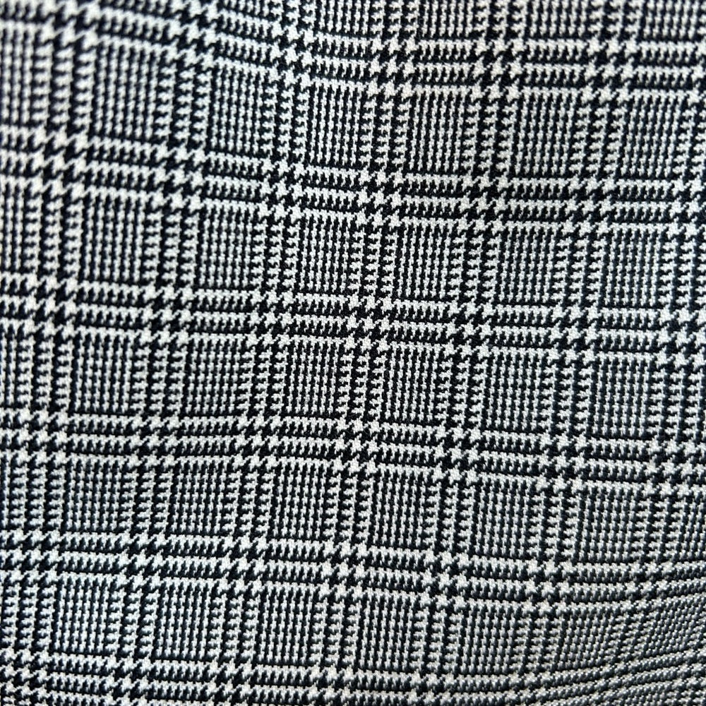 Jil Sander Houndstooth Plaid Wool Check Midi, size 36