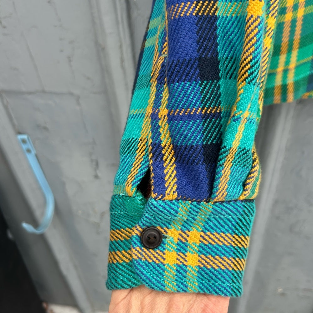 Roots Seymour Plaid Shacket, Size S (oversized)