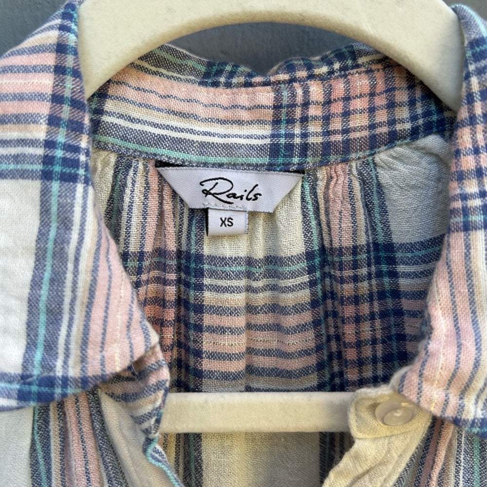 Rails Christine Button Down Top, Size XS