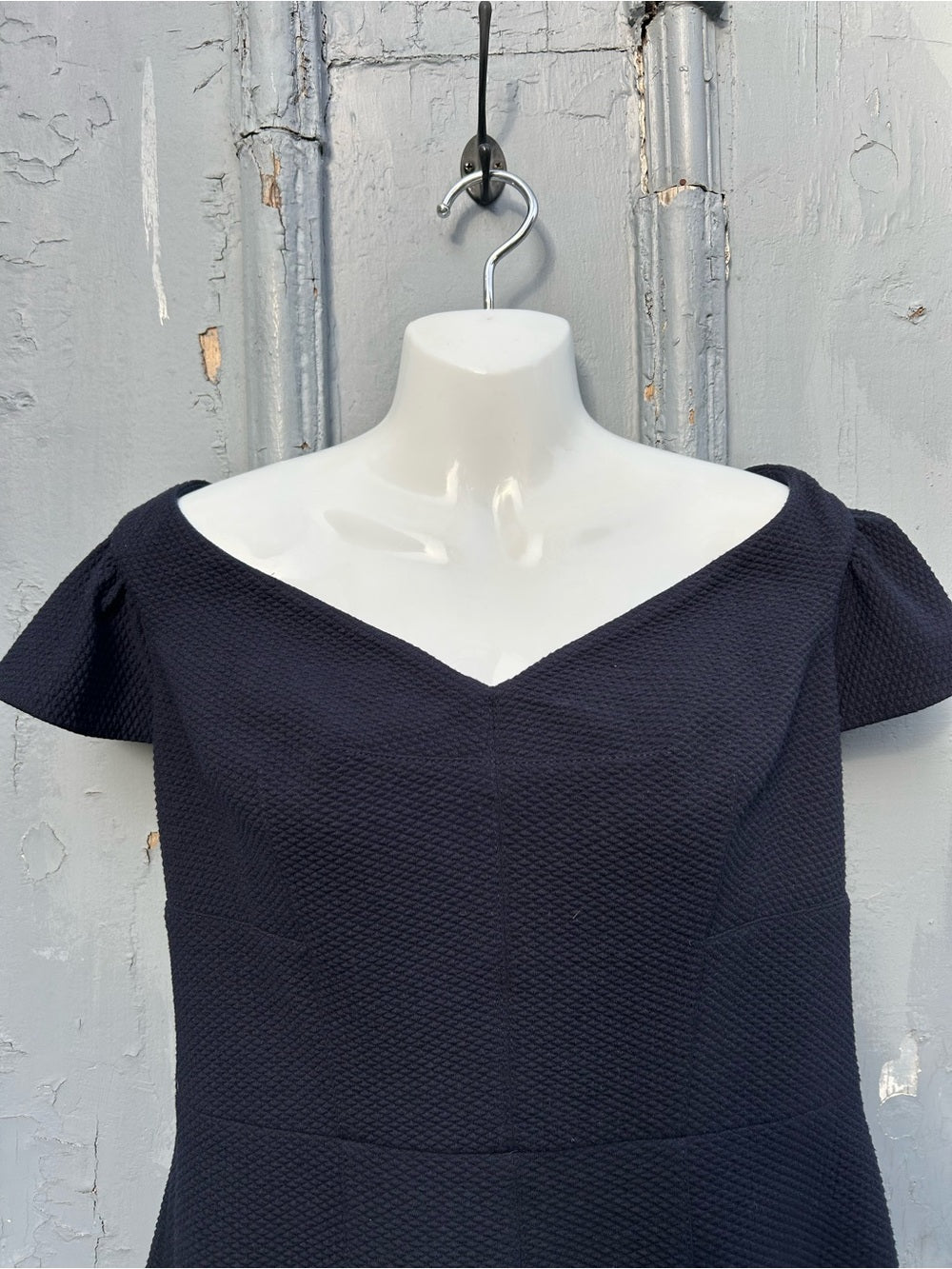 Rebecca Taylor Navy Textured Dress, size 12