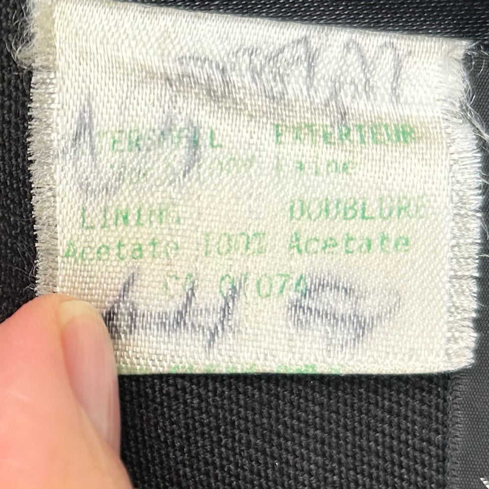 Vintage Canadian Wool Cape Coat, OS