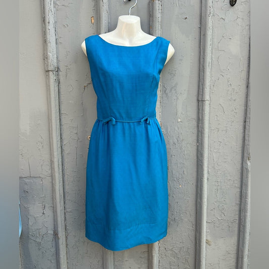 Vintage 1960’s Union Made Silk shift; size approx 6