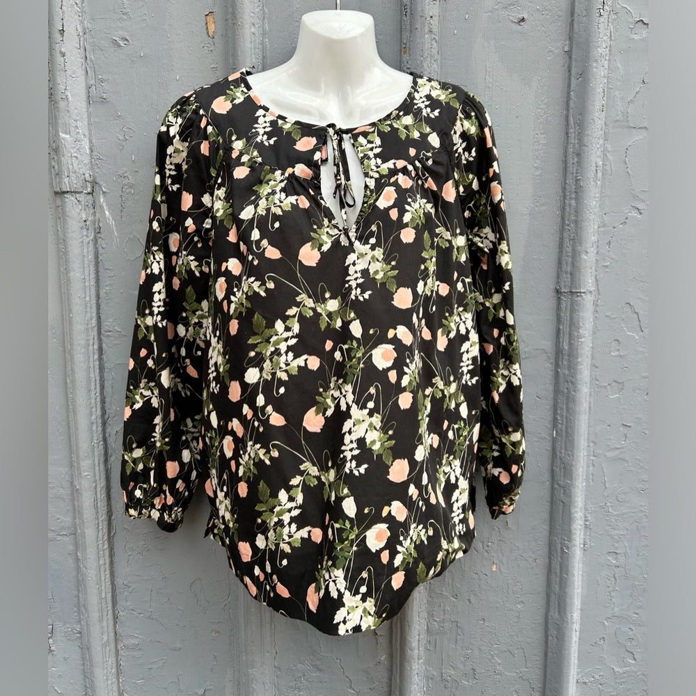 J Crew Liberty print blouse, size Small