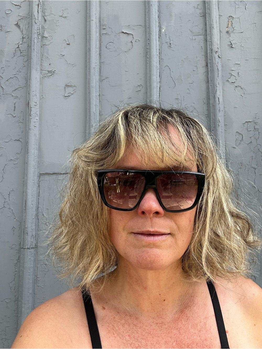 Max Mara Black Retro 80’s Sunglasses, OS