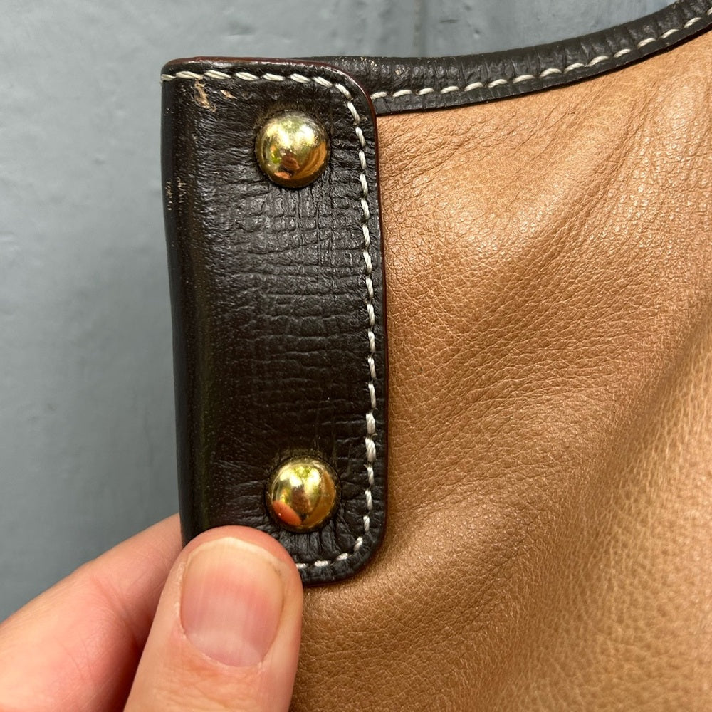 Tous Leather shoulder bag, 16.5”x 11.5”x 6.5”