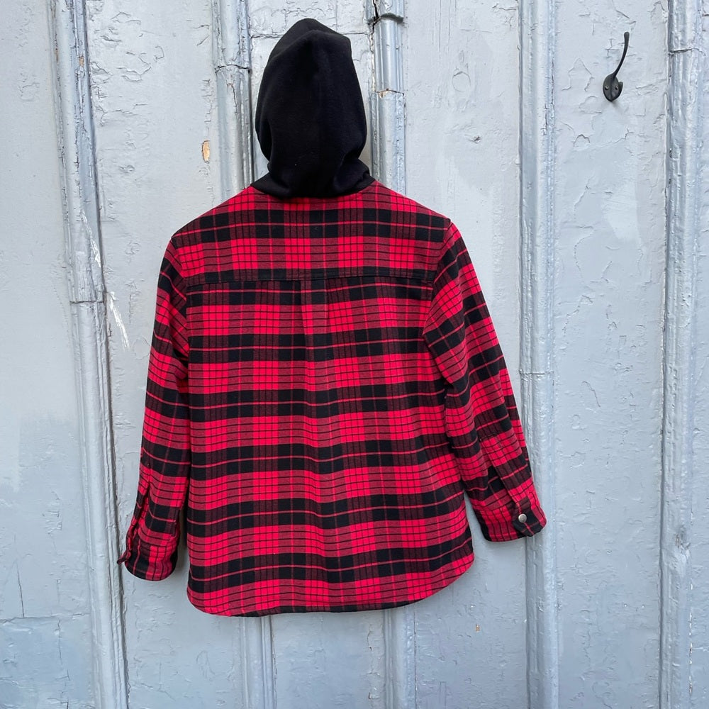 Roots Plaid Shacket, size 9/10 years old