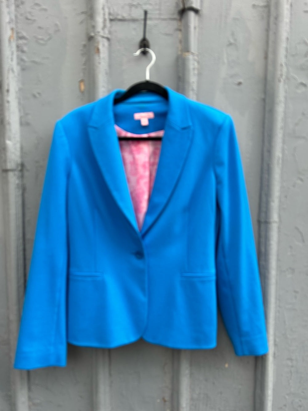Lilly Pulitzer Vibrant Blue Blazer, Large