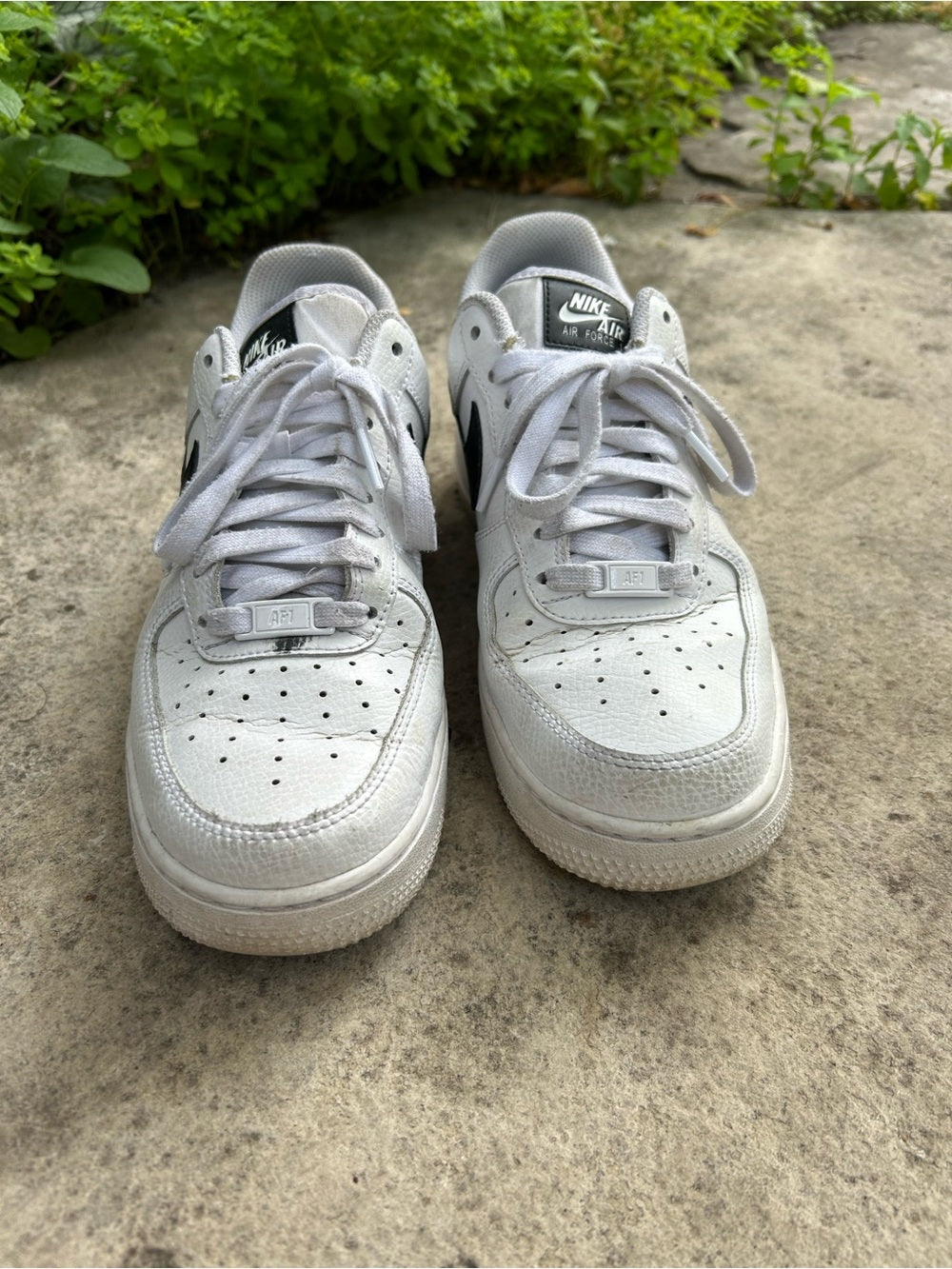 Nike White AF1, W size 9, M size 7