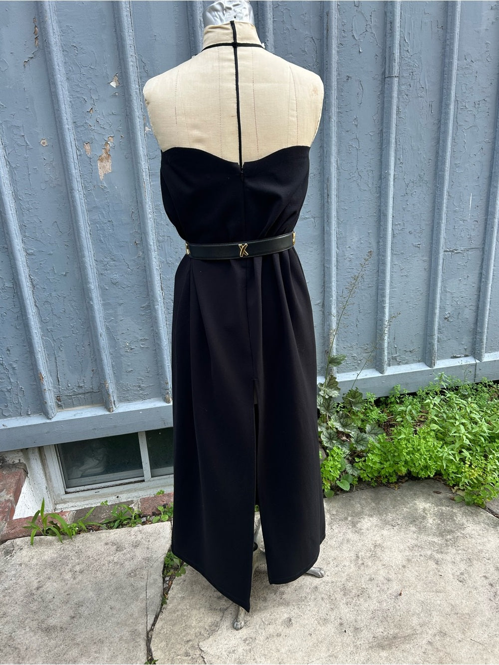 Stuad Strapless Black Shift Dress, Size Approx 14