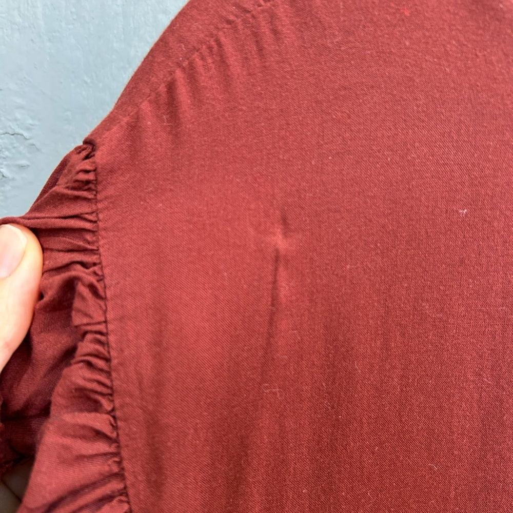 Wilfred Burgundy Sidonie Dress, size M