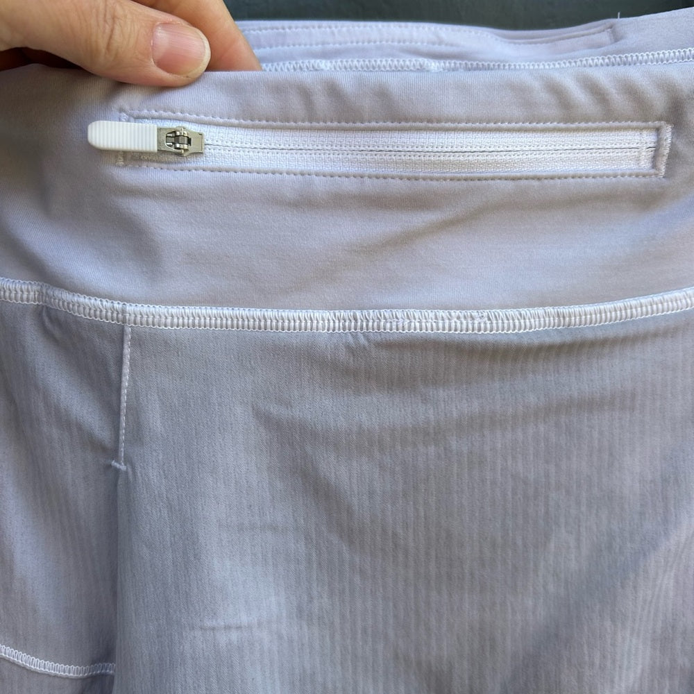 Lululemon lilac tye dye Pace Rival Skirt, size 10