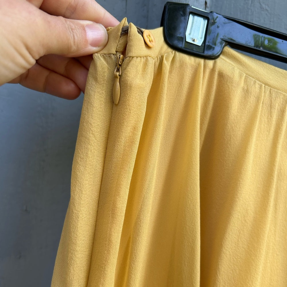 Dagg & Stacey Yellow Chiffon Skirt, BNWT, size 2