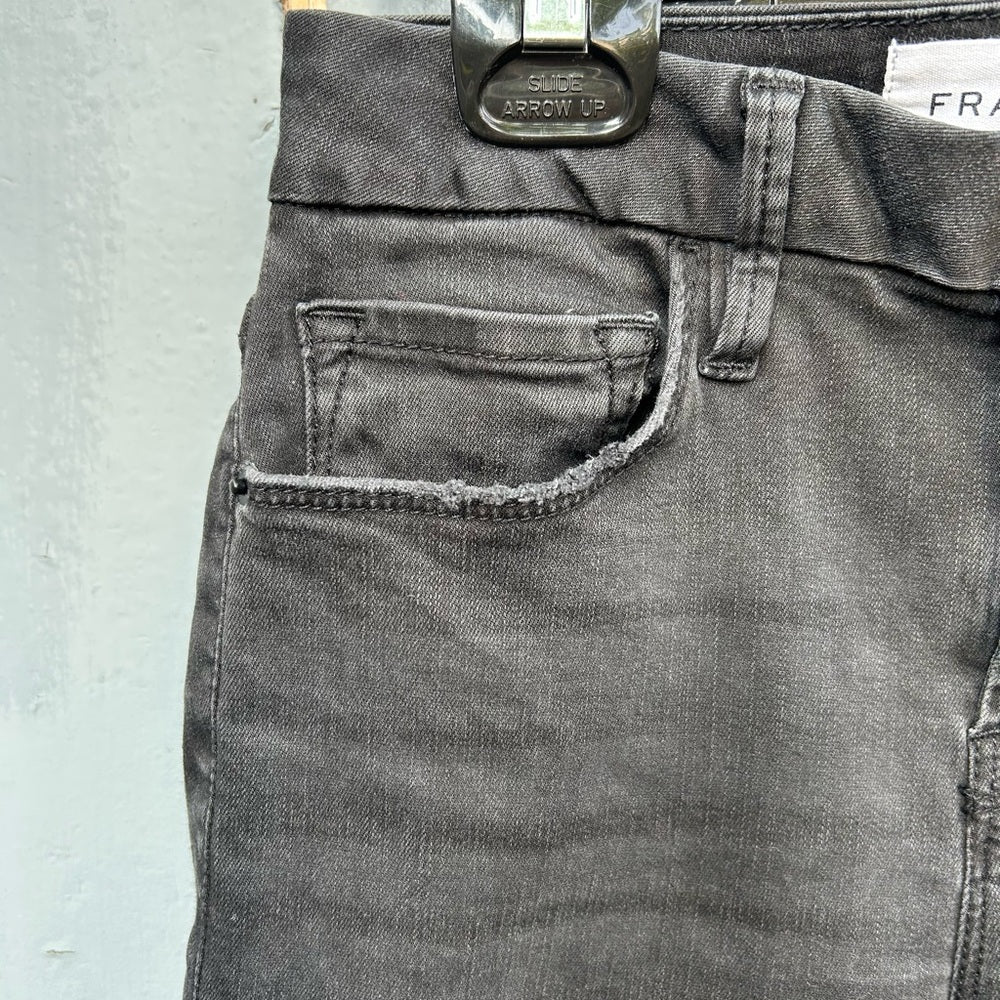 Frame Black Le Crop Mini Boot, size 26