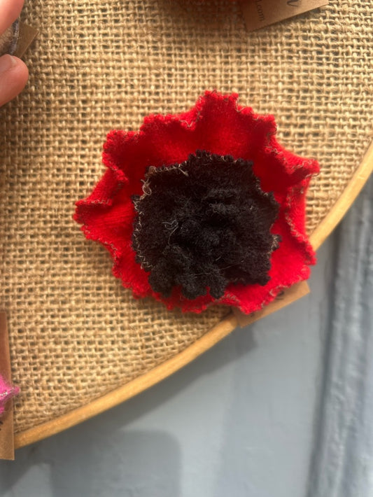 Vintage Cashmere Floral Brooch