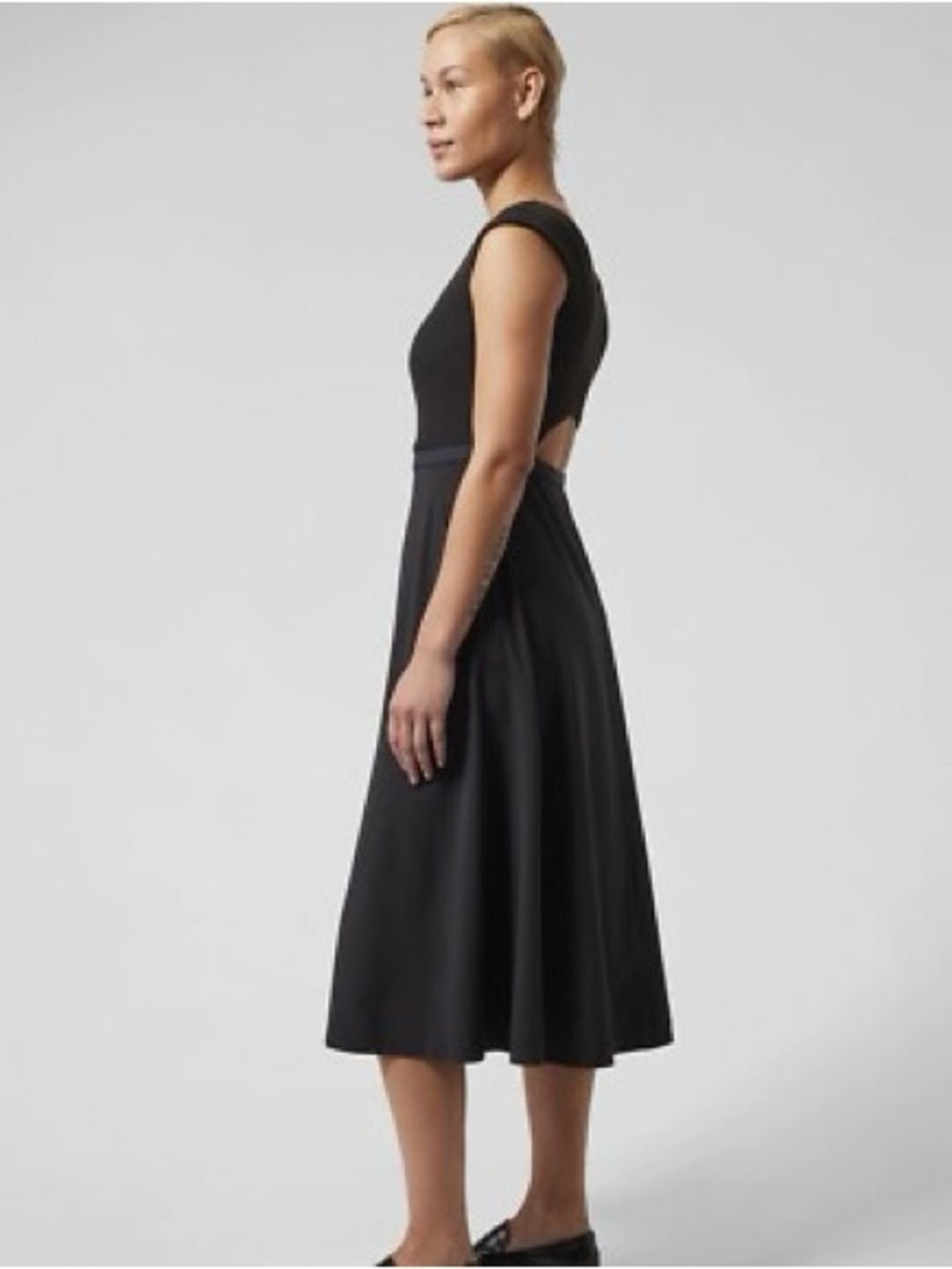Athleta black Ryder Dress, size M