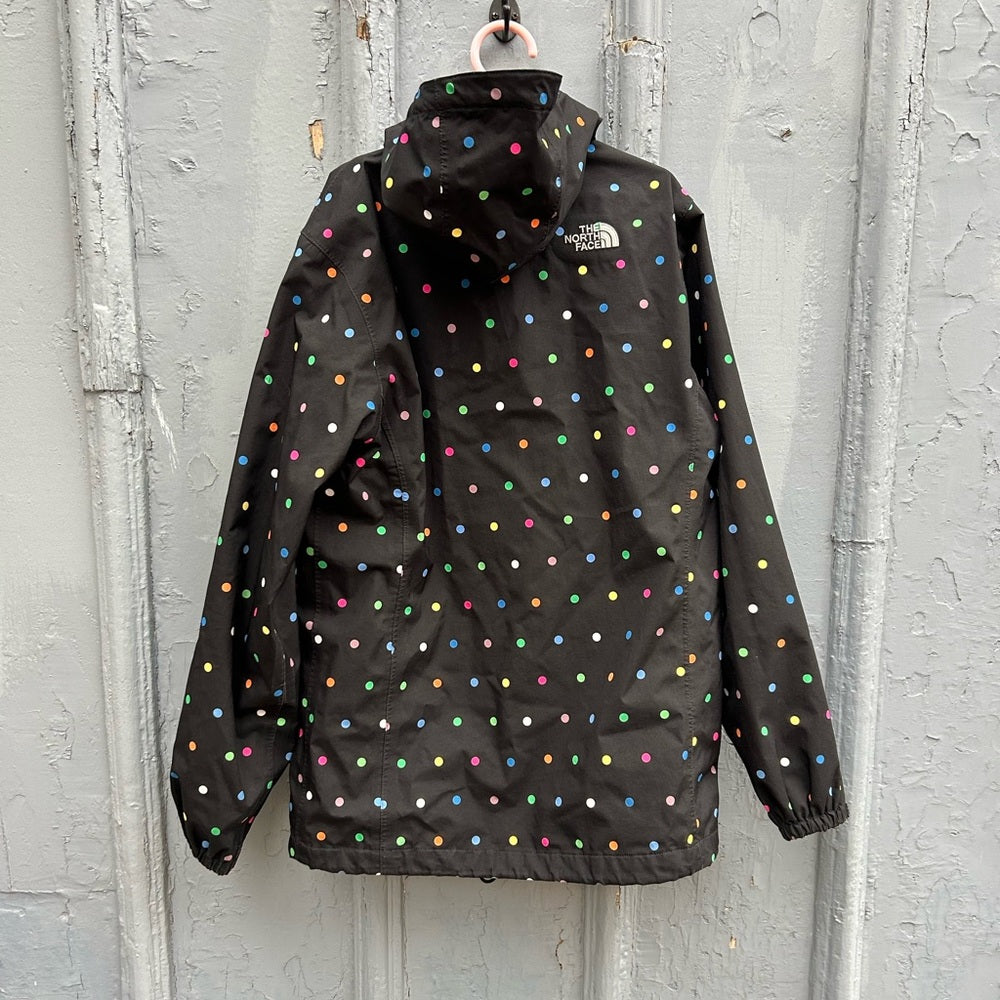 The North Face Girls Polka Dot Rain Jacket, size Large (12)