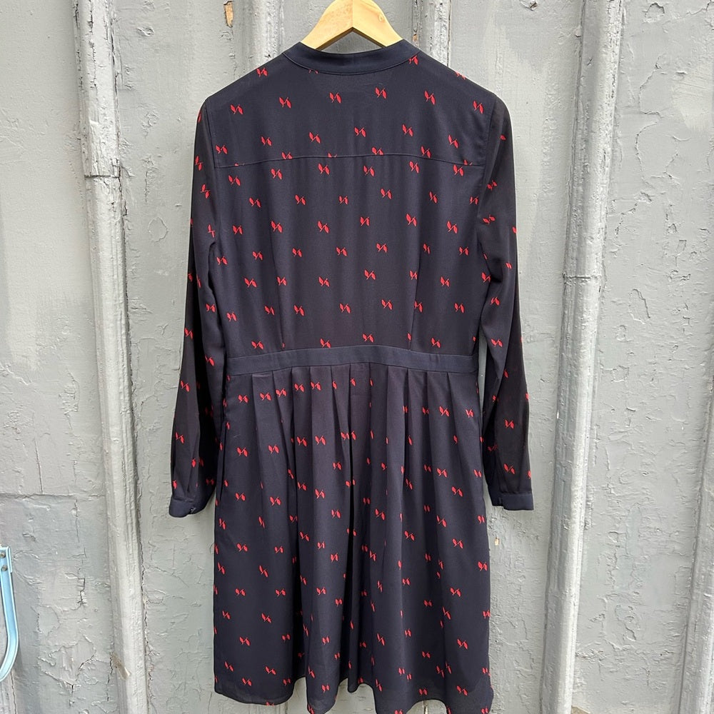 J Crew Pleat Detail Dress, Size 8