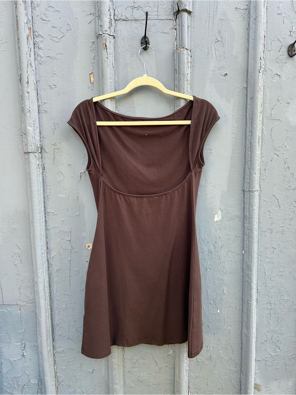Reformation Brown Soleil Knit Dress, Large (fits small)