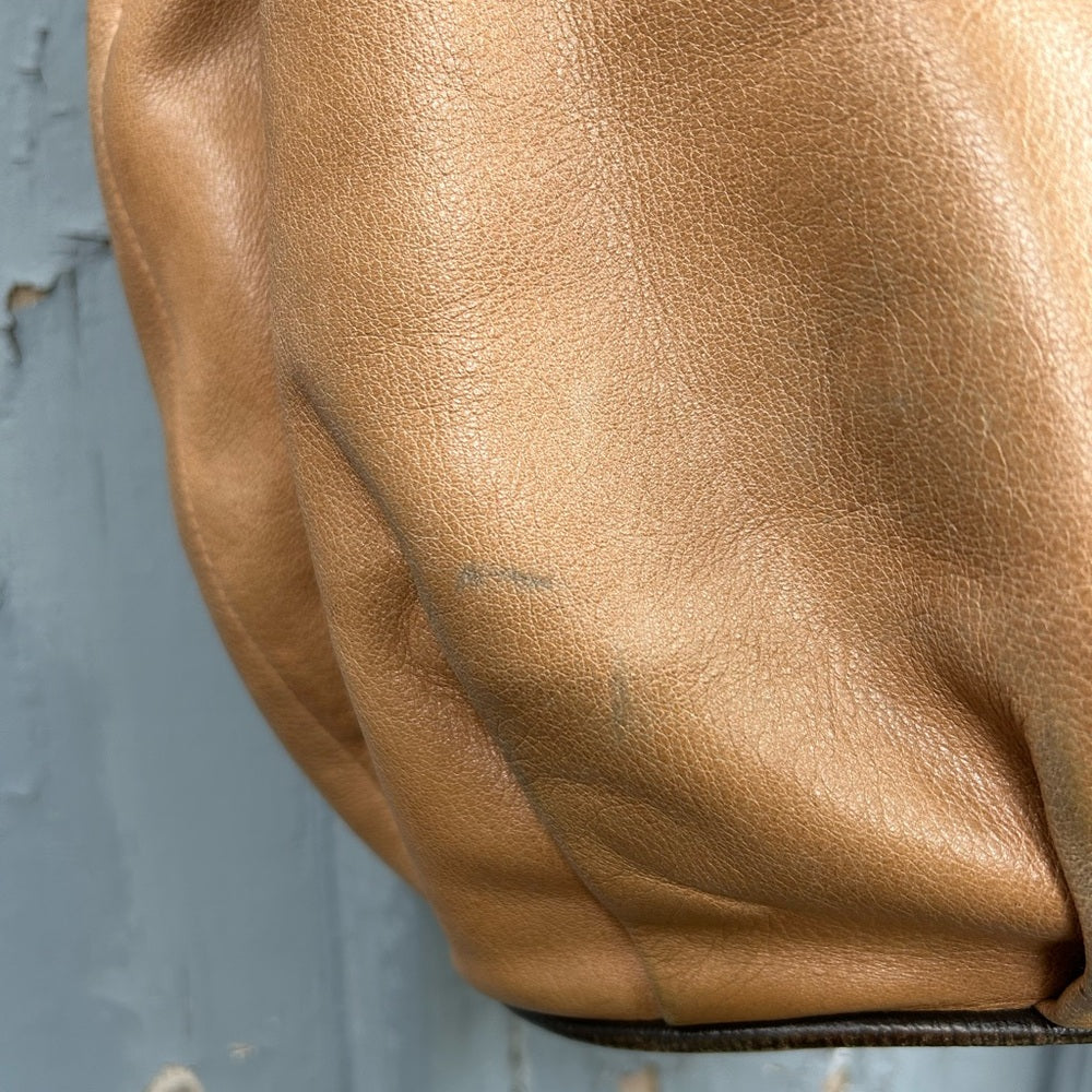 Tous Leather shoulder bag, 16.5”x 11.5”x 6.5”