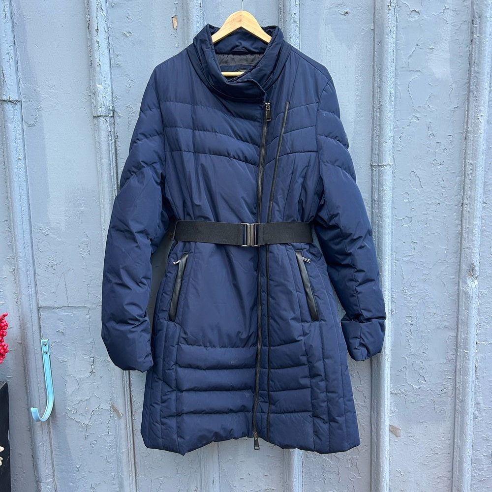 Oxygen Navy 3/4 length Parka, size XXL