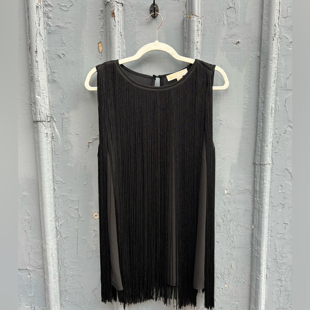 Michael Kors Fringe Blouse, size Large