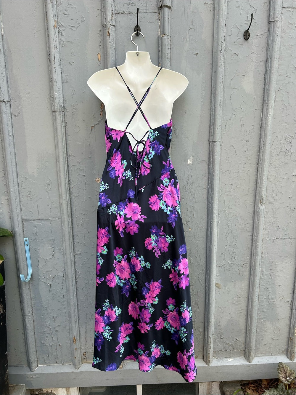Astr the label Gaia Dress in Purple Floral, Large