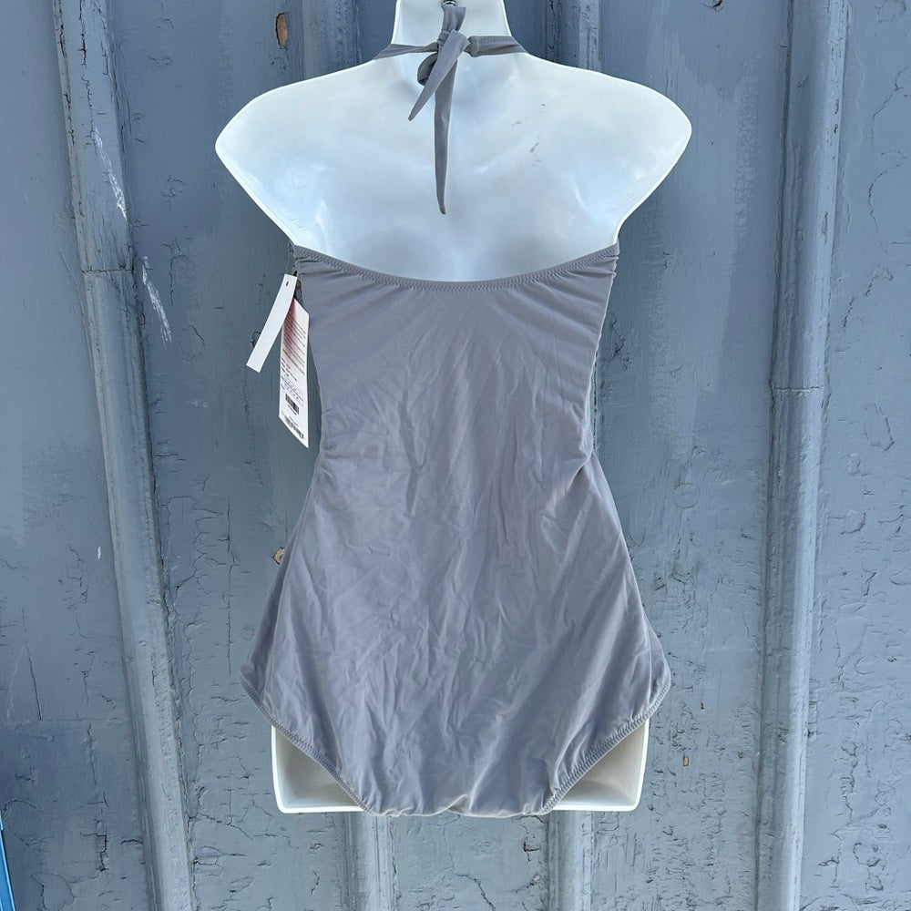 NWT Diva Swim by Rachel Pappo Old Fashioned Ruched One-piece “Havana”, size 12