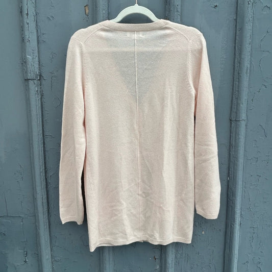 Repeat Cashmere Pink Oversized Long Cardigan, size XS
