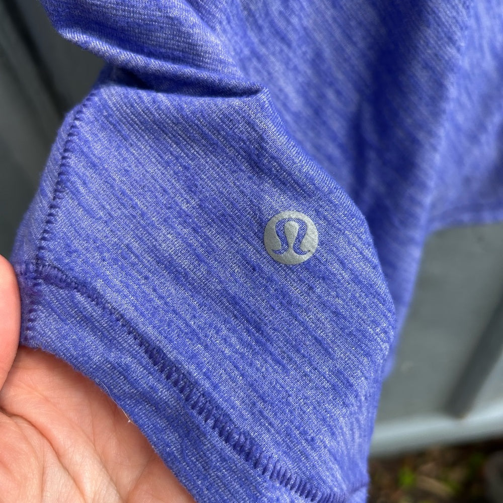 Lululemon Purple What The Sport Tee, approx 10/12