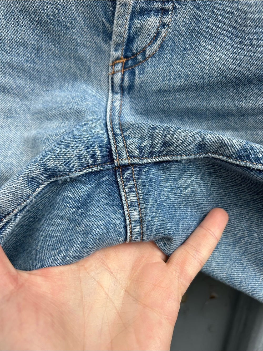 Denim Forum Yoko Thigh Short, size 27