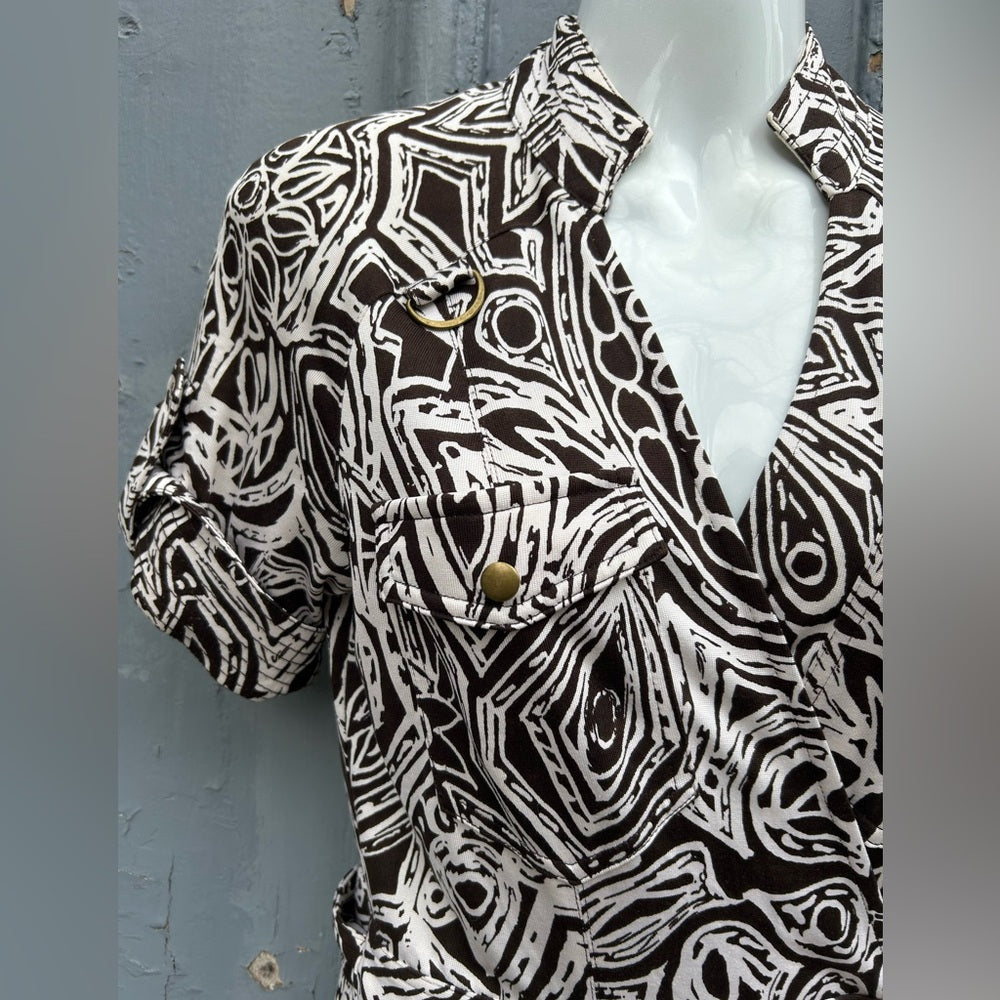 Diane Von Furstenberg Silk Anoush Wrap Dress, size 8