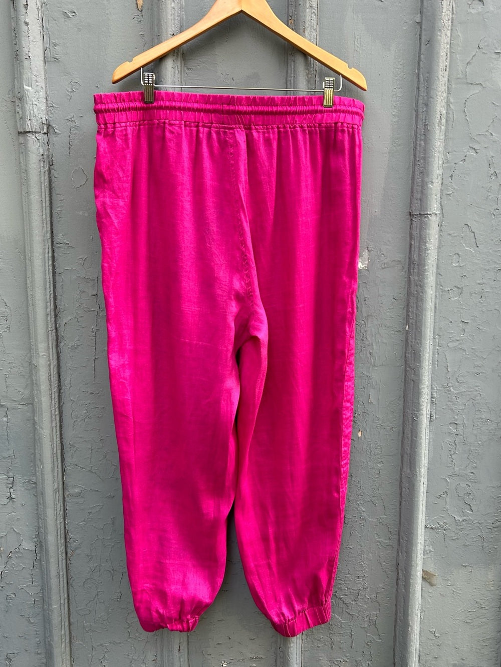 Rafaella Pink linen Pant, size 1X