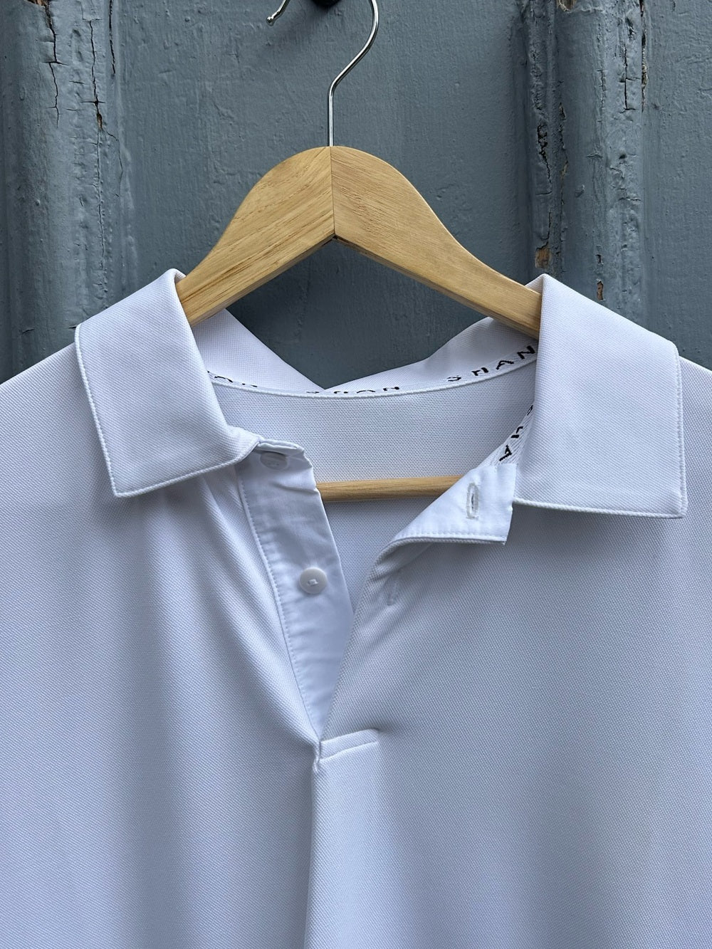 Shan Actuel Polo, white, BNWT, size S