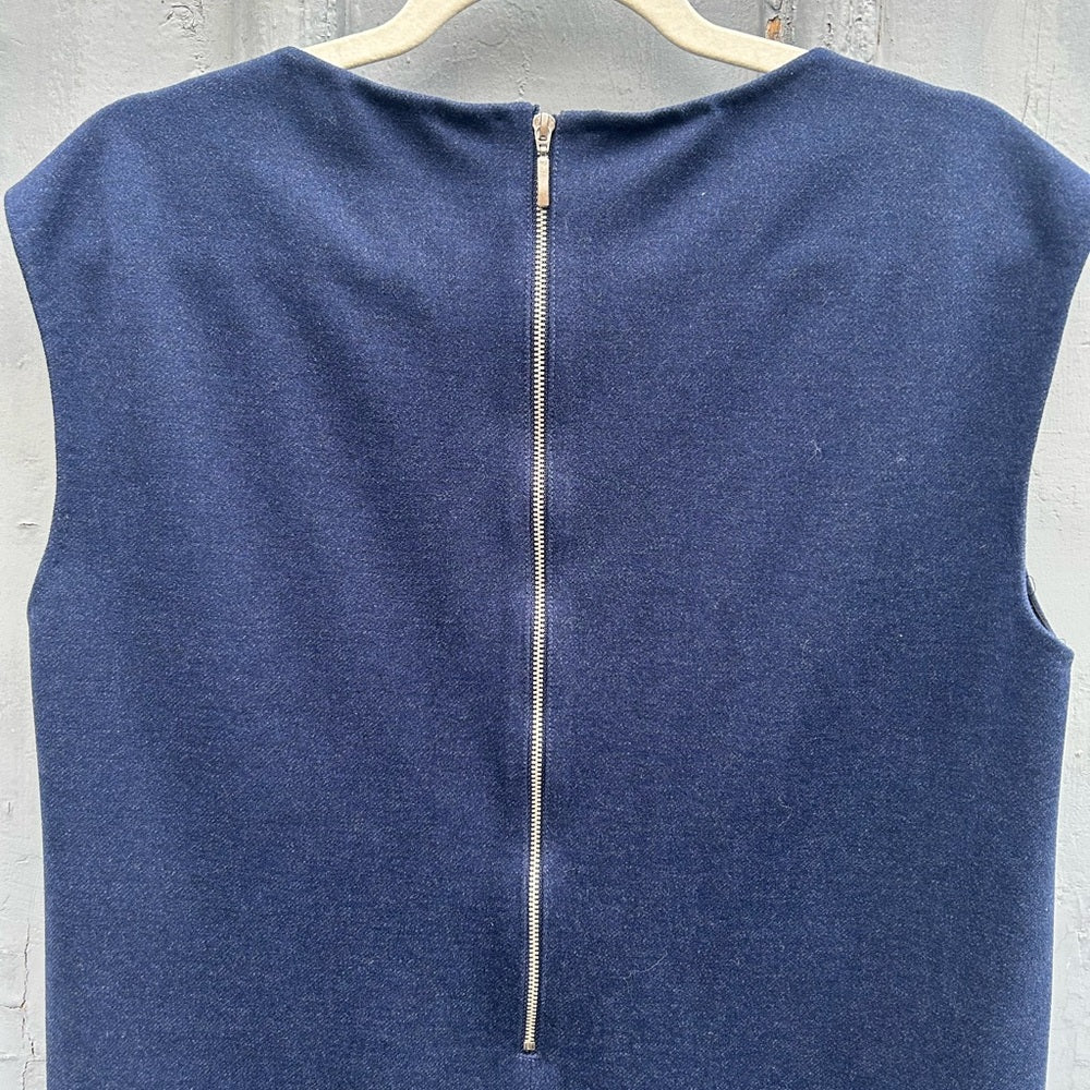 Club Monaco Navy Knit Dress, Size M