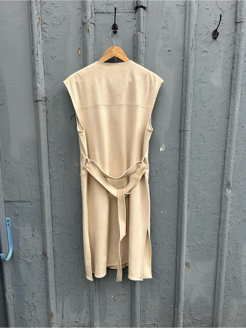 MaxMara Leisure Cream Jersey Gilet Vest, BNWT, size Large