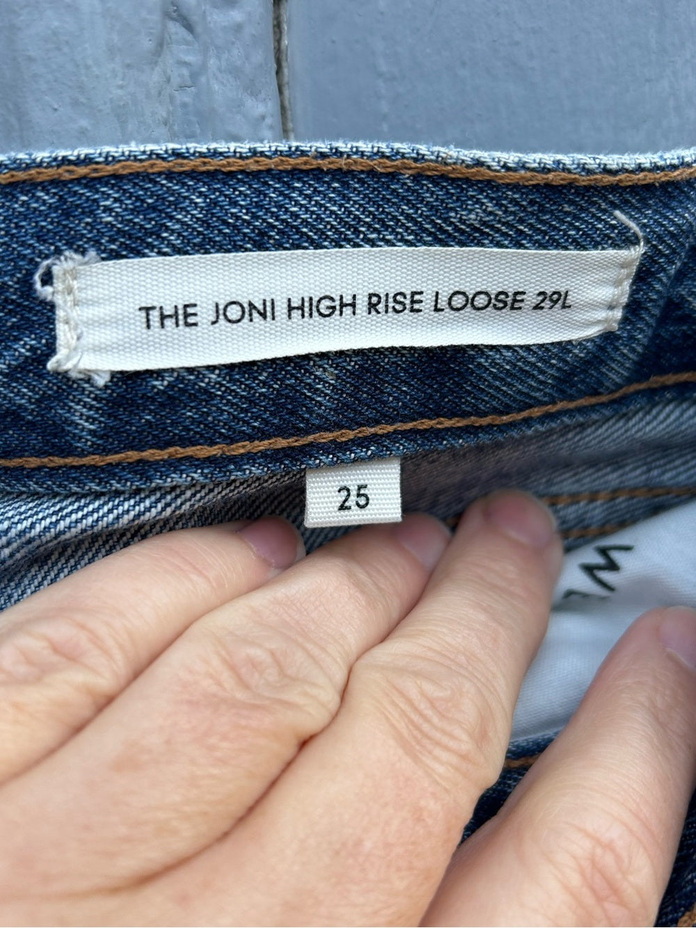 Denim Forum Joni High Rise Loose, size 25