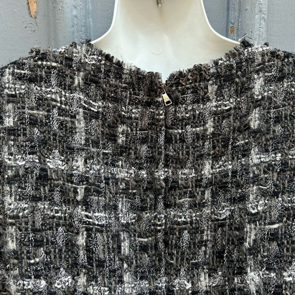 Dolce & Gabbana Houndstooth Tweed Dress, size approx 6/8