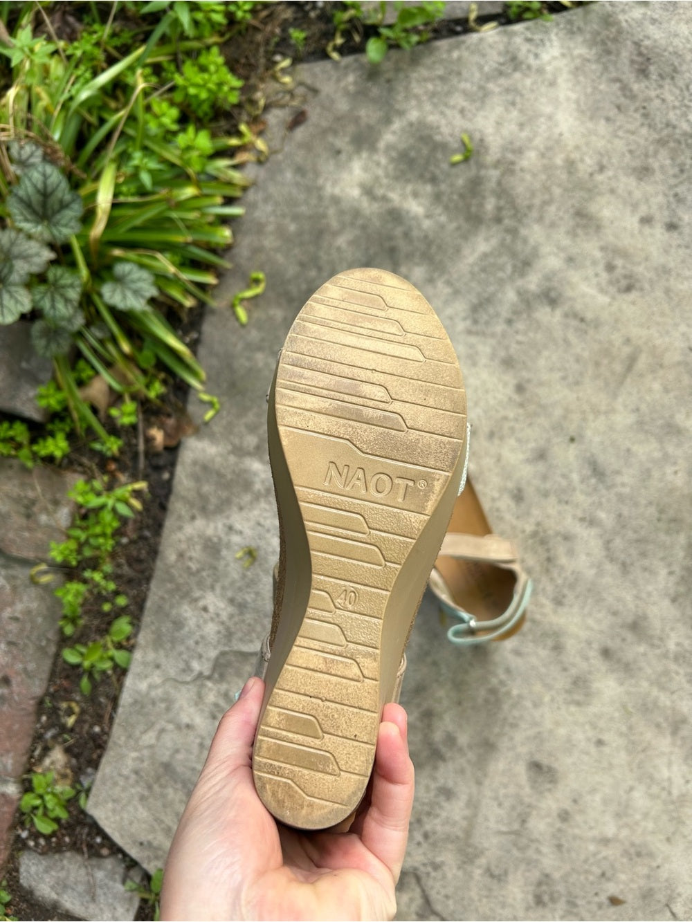 Naot Miracle Platform Sandals, size 40