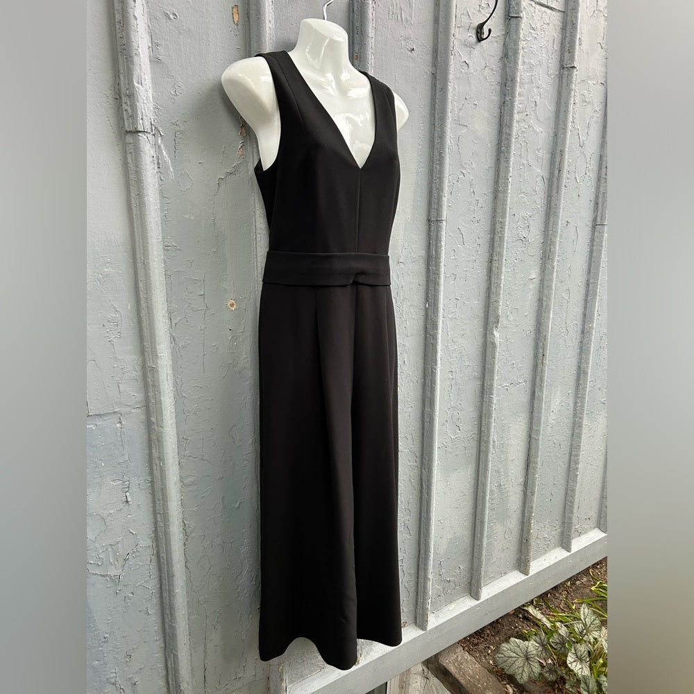 Judith & Charles Black Reed Jumpsuit, size 8