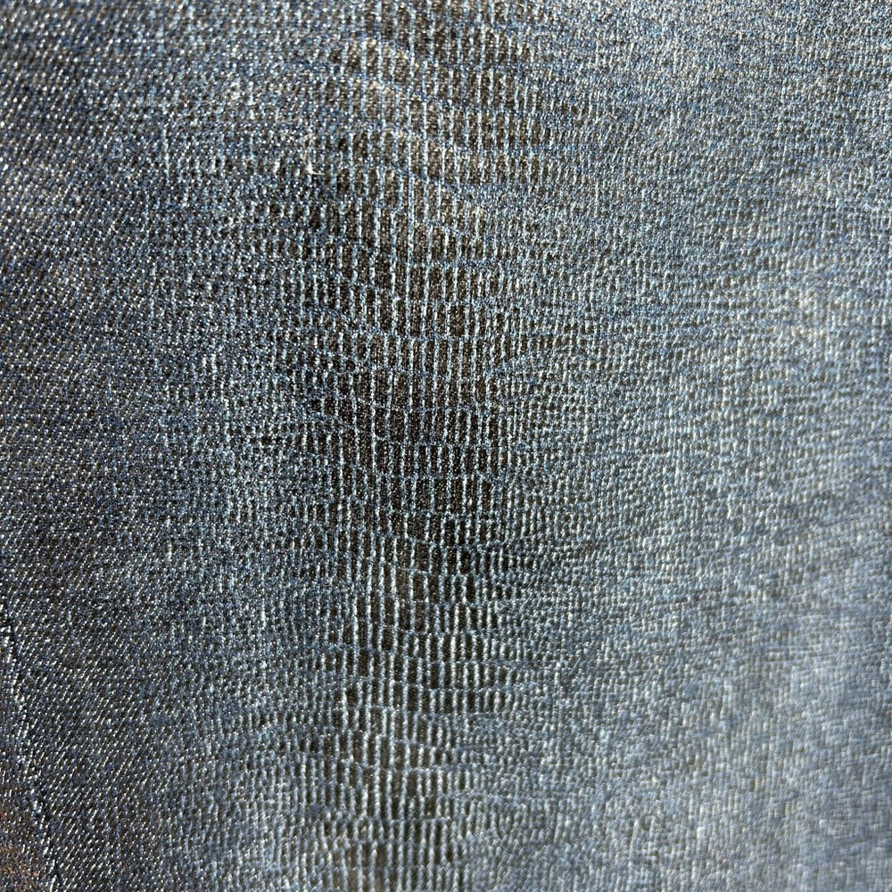 Frame Le Straight High Coated Snakeskin Jeans, size 30